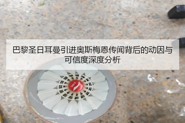 巴黎圣日耳曼引进奥斯梅恩传闻背后的动因与可信度深度分析 - kaiyun